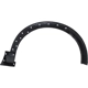 Purchase Top-Quality Front Driver Side Wheel Opening Molding by SHERMAN PARTS - FOEXPL20-92MQL pa4