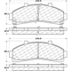 Purchase Top-Quality Front High Performance Pads by CENTRIC PARTS - 306.06520 pa3