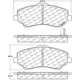 Purchase Top-Quality Front High Performance Pads by CENTRIC PARTS - 306.12730 pa1