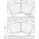 Purchase Top-Quality Front High Performance Pads by CENTRIC PARTS - 306.13030 pa6