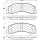 Purchase Top-Quality Front High Performance Pads by CENTRIC PARTS - 306.14140 pa1