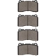 Purchase Top-Quality Front High Performance Pads by DYNAMIC FRICTION COMPANY - 1115-1001-00 pa4