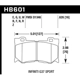 Purchase Top-Quality HAWK PERFORMANCE - HB601N.626 - Front High Performance Pads pa2