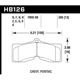 Purchase Top-Quality Front High Performance Pads by HAWK PERFORMANCE - HB126F.505 pa4