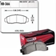 Purchase Top-Quality Front High Performance Pads by HAWK PERFORMANCE - HB366N.681 pa10