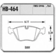 Purchase Top-Quality Front High Performance Pads by HAWK PERFORMANCE - HB464F.764 pa19