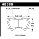 Purchase Top-Quality HAWK PERFORMANCE - HB589Y.704 - Front High Performance Pads pa27