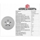 Purchase Top-Quality Assemblage de moyeu et disque avant par WORLDPARTS - WS1-154029 pa13