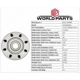 Purchase Top-Quality Front Hub And Rotor Assembly by WORLDPARTS - WS1-154076 pa7