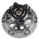 Purchase Top-Quality MOTORCRAFT - HUB593 - Wheel Hub Assembly pa4