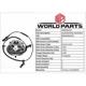 Purchase Top-Quality WORLDPARTS - WBR930741 - Front Hub Assembly pa6
