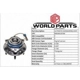 Purchase Top-Quality Assemblage de moyeu avant par WORLDPARTS - WBR930080U pa4