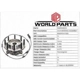 Purchase Top-Quality Front Hub Assembly by WORLDPARTS - WBR930551 pa4