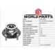 Purchase Top-Quality Front Hub Assembly by WORLDPARTS - WBR930682 pa4