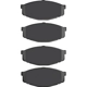 Purchase Top-Quality DYNAMIC FRICTION COMPANY - 4000-0207-00 - Front Hybrid Pads pa2