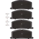 Purchase Top-Quality DYNAMIC FRICTION COMPANY - 4000-0242-00 - Front Hybrid Pads pa4