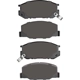 Purchase Top-Quality DYNAMIC FRICTION COMPANY - 4000-0245-00 - Front Hybrid Pads pa2