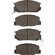 Purchase Top-Quality DYNAMIC FRICTION COMPANY - 4000-0245-00 - Front Hybrid Pads pa4
