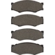 Purchase Top-Quality DYNAMIC FRICTION COMPANY - 4000-0266-00 - Front Hybrid Pads pa2