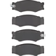 Purchase Top-Quality DYNAMIC FRICTION COMPANY - 4000-0266-00 - Front Hybrid Pads pa5