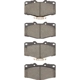 Purchase Top-Quality DYNAMIC FRICTION COMPANY - 4000-0410-00 - Front Hybrid Pads pa2