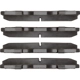 Purchase Top-Quality DYNAMIC FRICTION COMPANY - 4000-0410-00 - Front Hybrid Pads pa4
