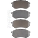 Purchase Top-Quality DYNAMIC FRICTION COMPANY - 4000-0433-00 - Front Hybrid Pads pa2