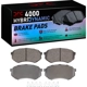 Purchase Top-Quality DYNAMIC FRICTION COMPANY - 4000-0433-00 - Front Hybrid Pads pa4