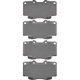 Purchase Top-Quality DYNAMIC FRICTION COMPANY - 4000-0436-00 - Front Hybrid Pads pa4