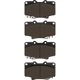 Purchase Top-Quality DYNAMIC FRICTION COMPANY - 4000-0502-00 - Front Hybrid Pads pa2