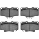 Purchase Top-Quality DYNAMIC FRICTION COMPANY - 4000-0611-00 - Front Hybrid Pads pa1