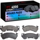 Purchase Top-Quality DYNAMIC FRICTION COMPANY - 4000-0614-00 - Front Hybrid Pads pa2
