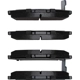 Purchase Top-Quality DYNAMIC FRICTION COMPANY - 4000-0617-00 - Front Hybrid Pads pa5