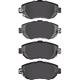 Purchase Top-Quality DYNAMIC FRICTION COMPANY - 4000-0619-00 - Front Hybrid Pads pa2