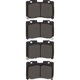 Purchase Top-Quality DYNAMIC FRICTION COMPANY - 4000-0629-00 - Front Hybrid Pads pa2