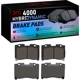 Purchase Top-Quality DYNAMIC FRICTION COMPANY - 4000-0629-00 - Front Hybrid Pads pa3