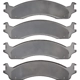 Purchase Top-Quality DYNAMIC FRICTION COMPANY - 4000-0655-00 - Front Hybrid Pads pa4