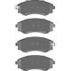 Purchase Top-Quality DYNAMIC FRICTION COMPANY - 4000-0700-00 - Front Hybrid Pads pa4