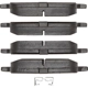 Purchase Top-Quality DYNAMIC FRICTION COMPANY - 4000-0707-00 - Front Hybrid Pads pa4
