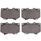 Purchase Top-Quality DYNAMIC FRICTION COMPANY - 4000-0812-00 - Front Hybrid Pads pa2