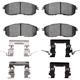 Purchase Top-Quality Front Hybrid Pads by DYNAMIC FRICTION COMPANY - 4000-0815-02 pa1