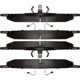 Purchase Top-Quality DYNAMIC FRICTION COMPANY - 4000-0820-00 - Front Hybrid Pads pa2