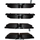 Purchase Top-Quality DYNAMIC FRICTION COMPANY - 4000-0841-00 - Front Hybrid Pads pa4