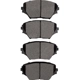 Purchase Top-Quality DYNAMIC FRICTION COMPANY - 4000-0862-00 - Front Hybrid Pads pa2