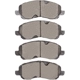 Purchase Top-Quality DYNAMIC FRICTION COMPANY - 4000-0866-00 - Front Hybrid Pads pa4