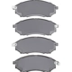Purchase Top-Quality DYNAMIC FRICTION COMPANY - 4000-0888-00 - Front Hybrid Pads pa3