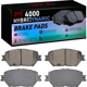 Purchase Top-Quality DYNAMIC FRICTION COMPANY - 4000-0908-00 - Front Hybrid Pads pa4