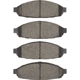 Purchase Top-Quality DYNAMIC FRICTION COMPANY - 4000-0931-00 - Front Hybrid Pads pa4