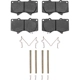 Purchase Top-Quality Front Hybrid Pads by DYNAMIC FRICTION COMPANY - 4000-0976-01 pa1