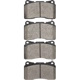 Purchase Top-Quality DYNAMIC FRICTION COMPANY - 4000-1001-00 - Front Brake Pads pa2